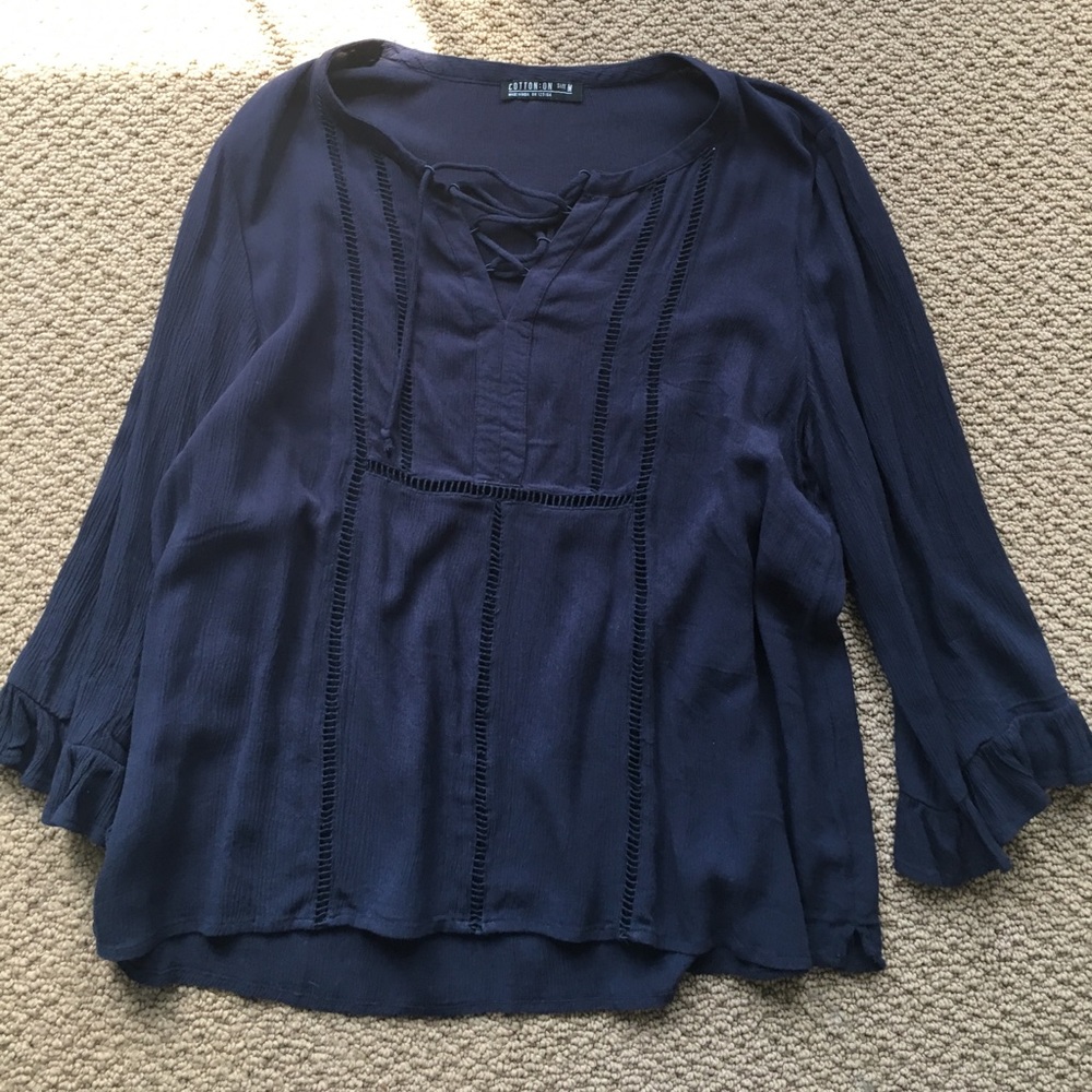 Navy Cotton On Blouse